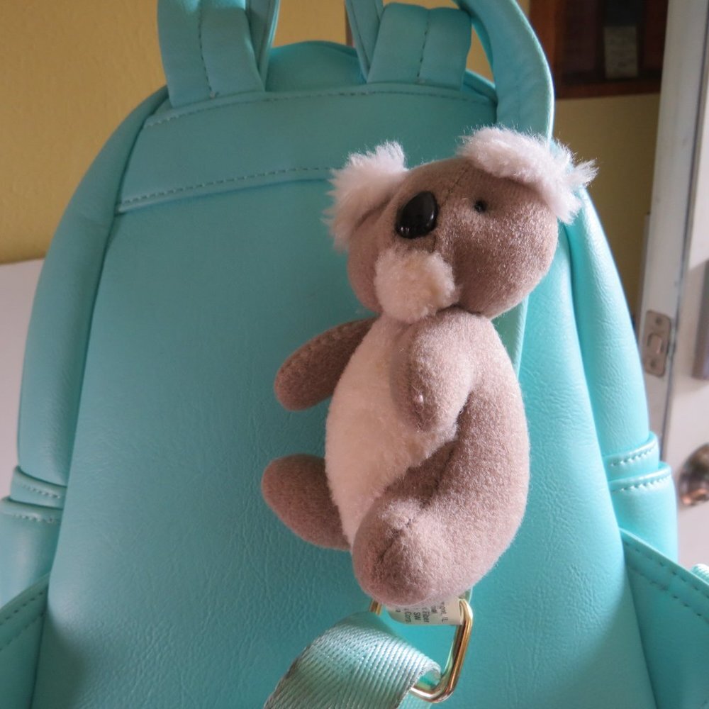 Koala BACKPACK CLIP plush mini stuffed animal #3 zoo animal